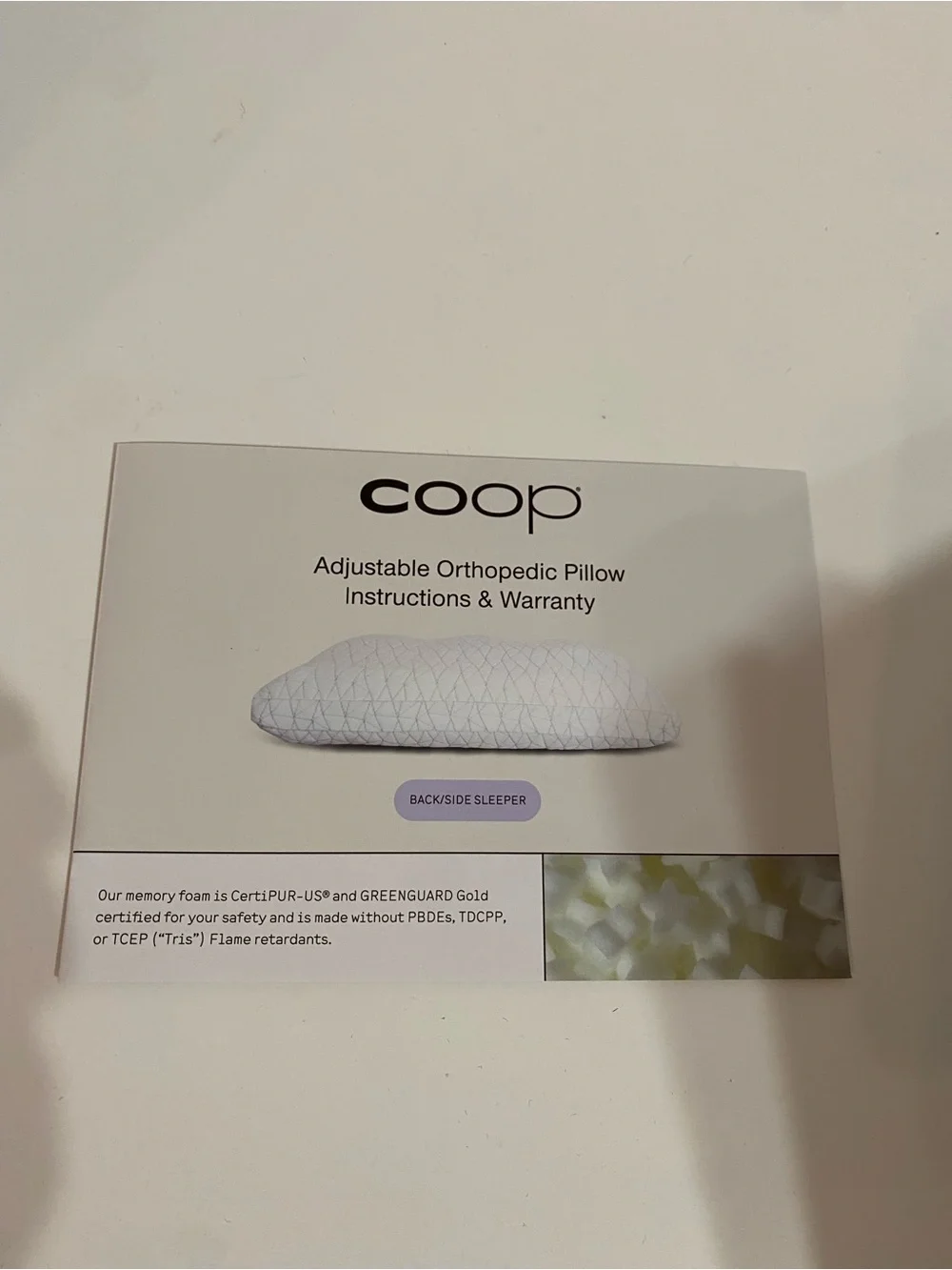 Coop Home Goods Original Adjustable Pillow, Queen Size Bed Pillow for Sleeping,